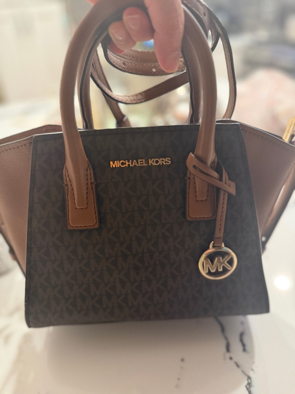 Michael Kors Brown and Tan Satchel - Picture 8 of 16